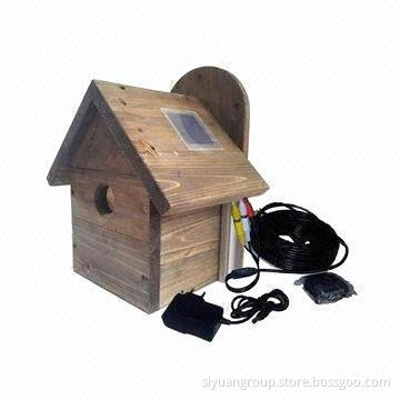 FSC Fir Nest Box Camera with CMOS Image Sensor and 380TVL Resolution, 2.4GHz Wireless